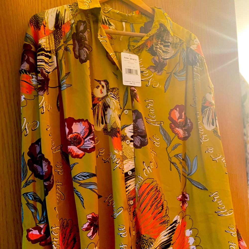 Free People Silky Nights Blouse